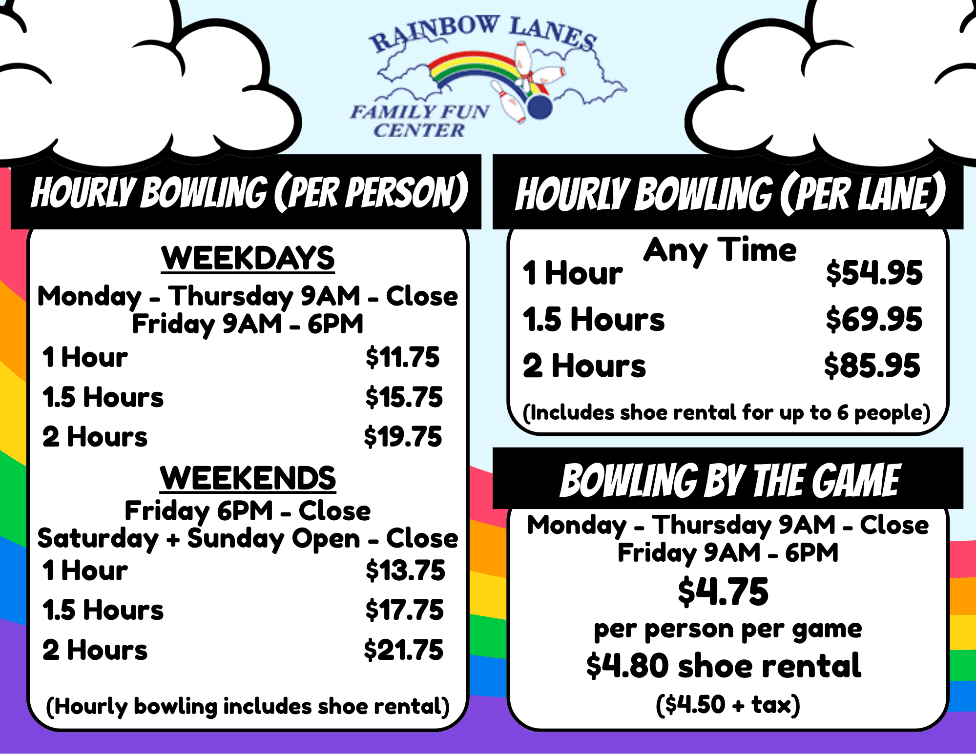 Bowling Hours